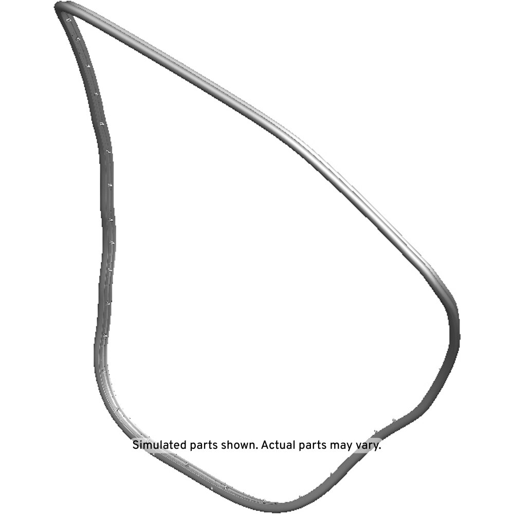 GM Genuine Parts Passenger Side Rear Door Weatherstrip