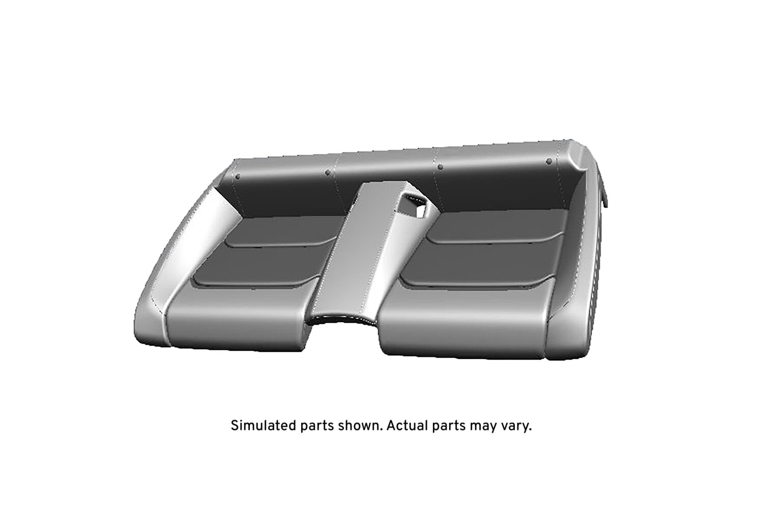GM Genuine Parts Jet Black Rear Seat Cushion Cover