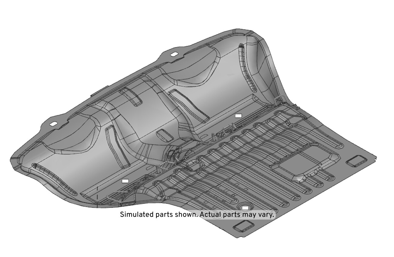 GM Genuine Parts Rear Floor Panel