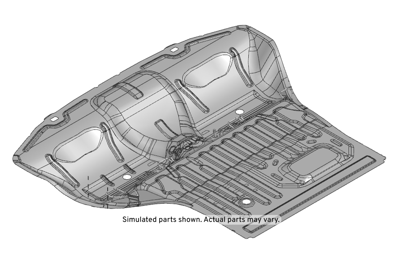 GM Genuine Parts Rear Floor Panel