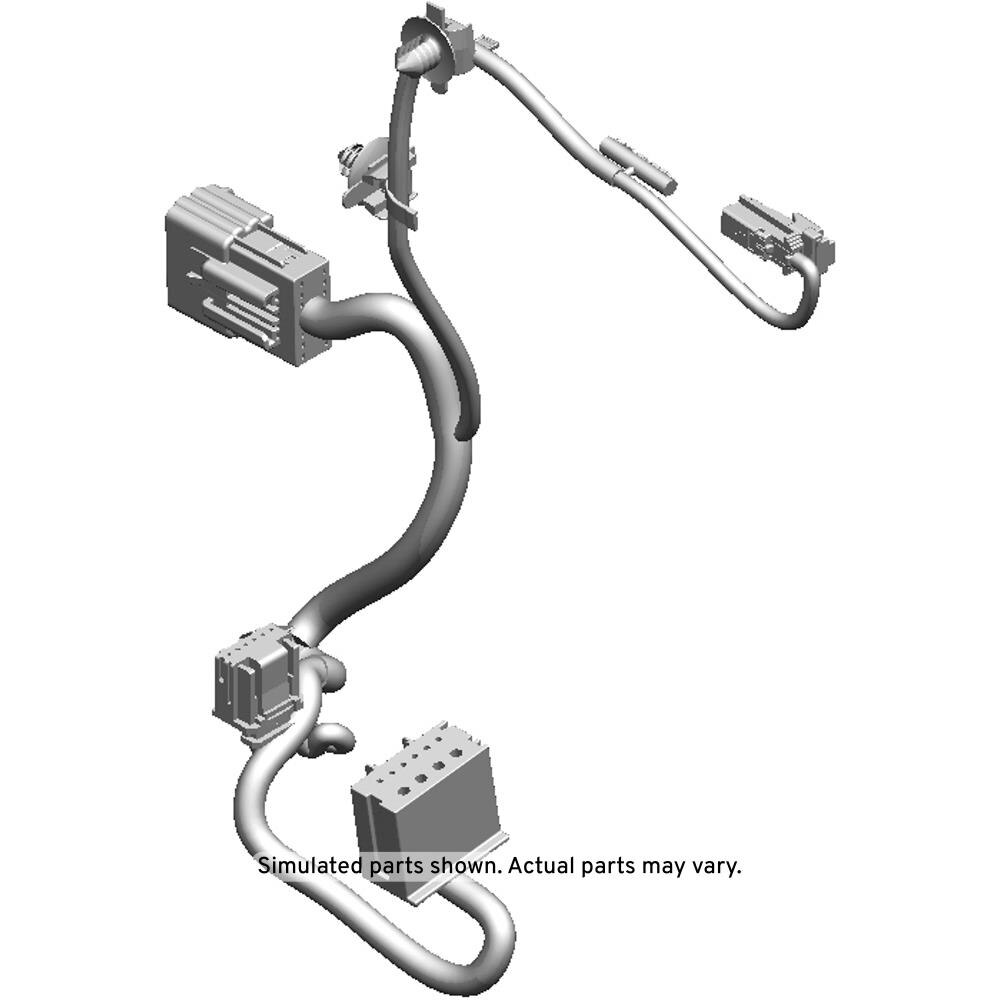 GM Genuine Parts Rear Passenger Side Door Lock Wiring Harness