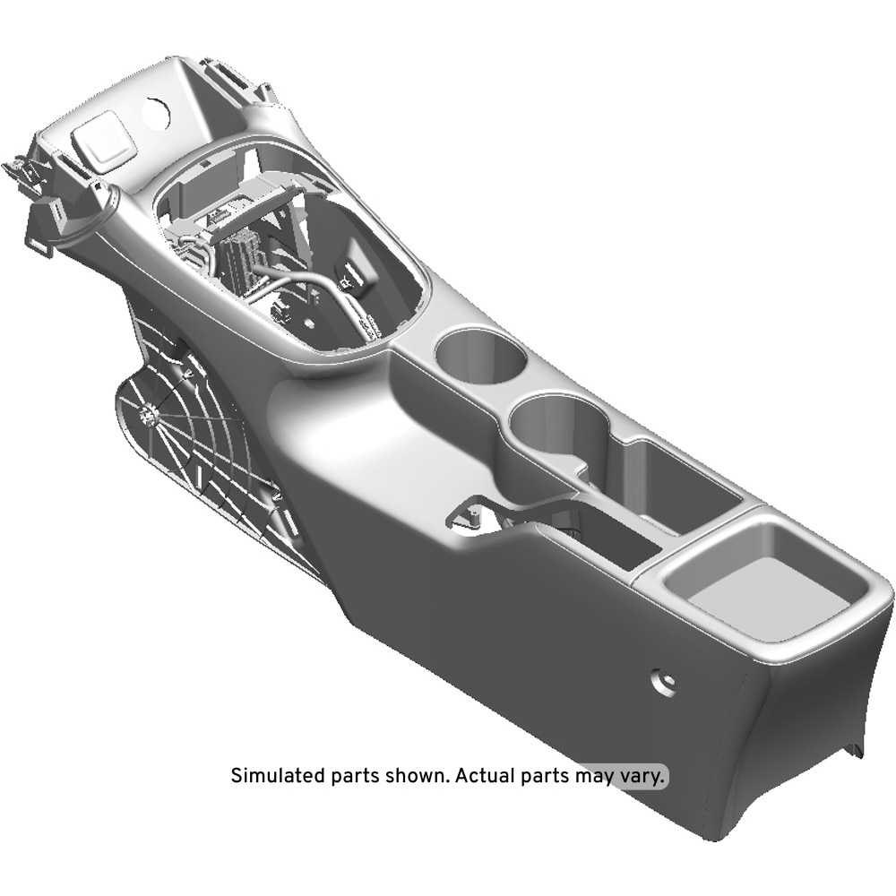 GM Genuine Parts Jet Black Front Floor Console