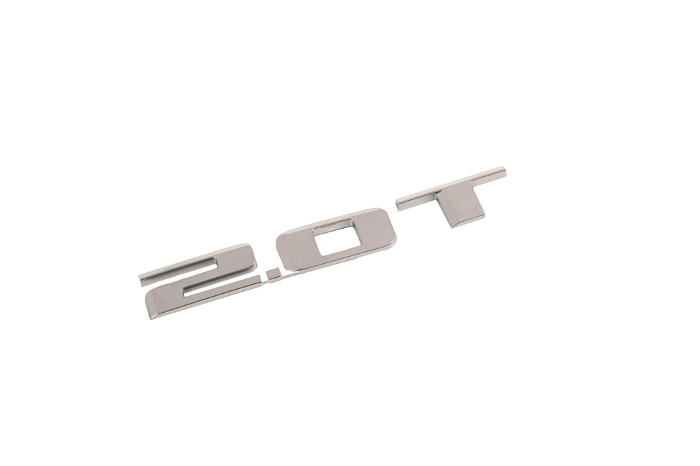 GM Genuine Parts Galvano Silver Rear Compartment Lid Engine Name Plate