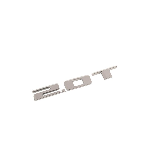 GM Genuine Parts Galvano Silver Rear Compartment Lid Engine Name Plate