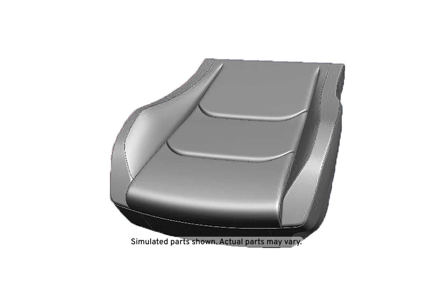 GM Genuine Parts Medium Ash Gray Driver Seat Cushion Cover
