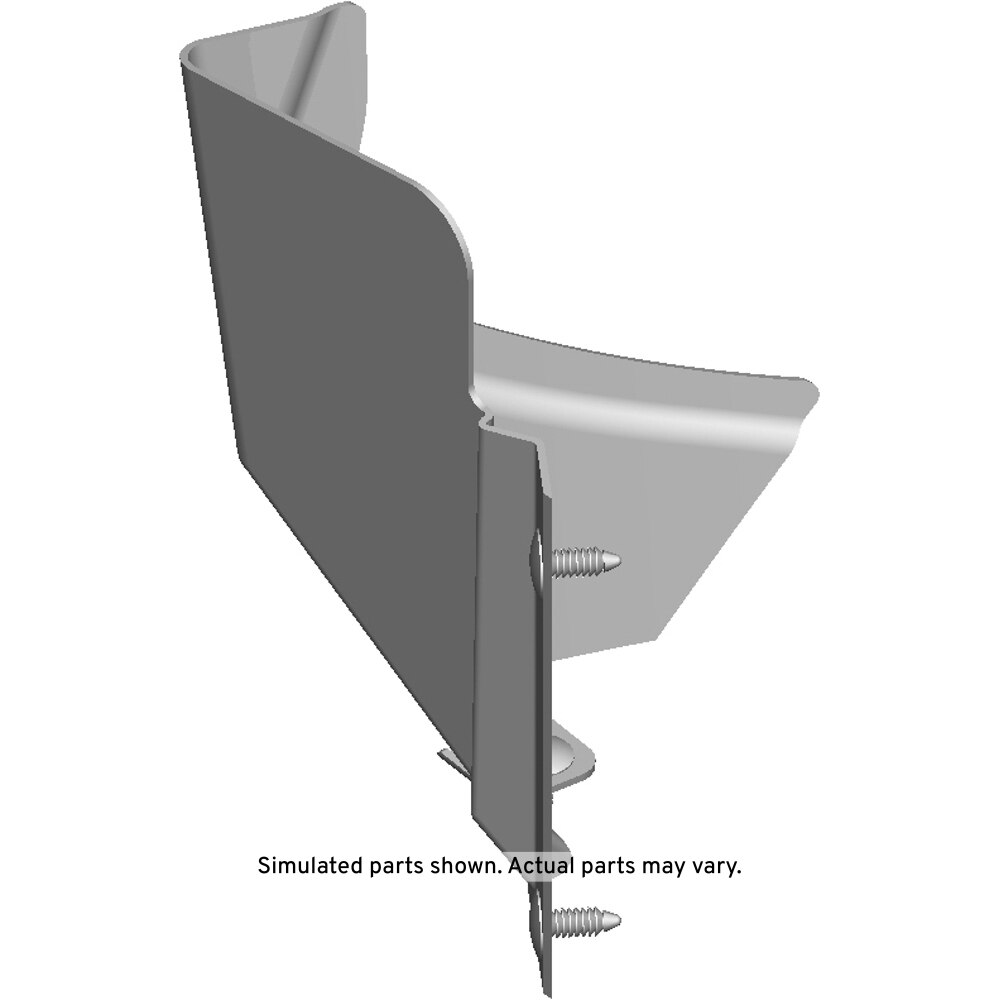 GM Genuine Parts Passenger Side Radiator Air Side Baffle