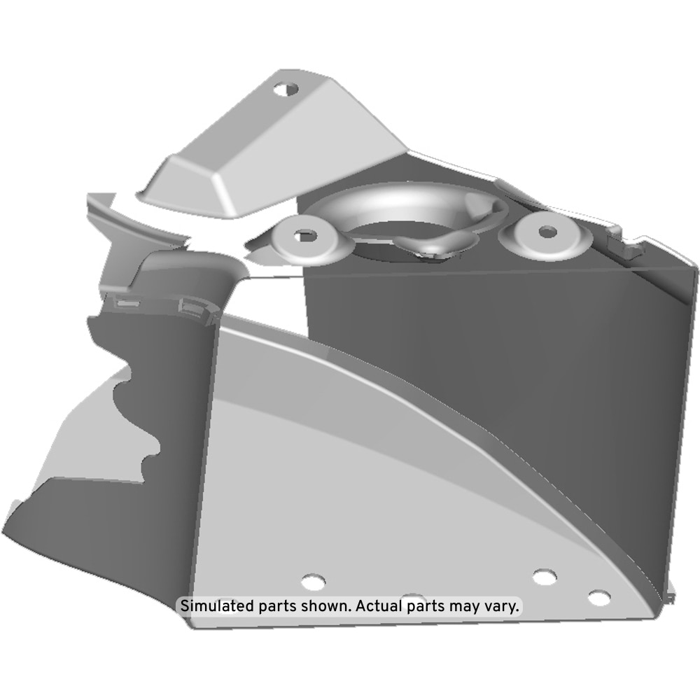 GM Genuine Parts Driver Side Auxiliary Radiator Front Duct