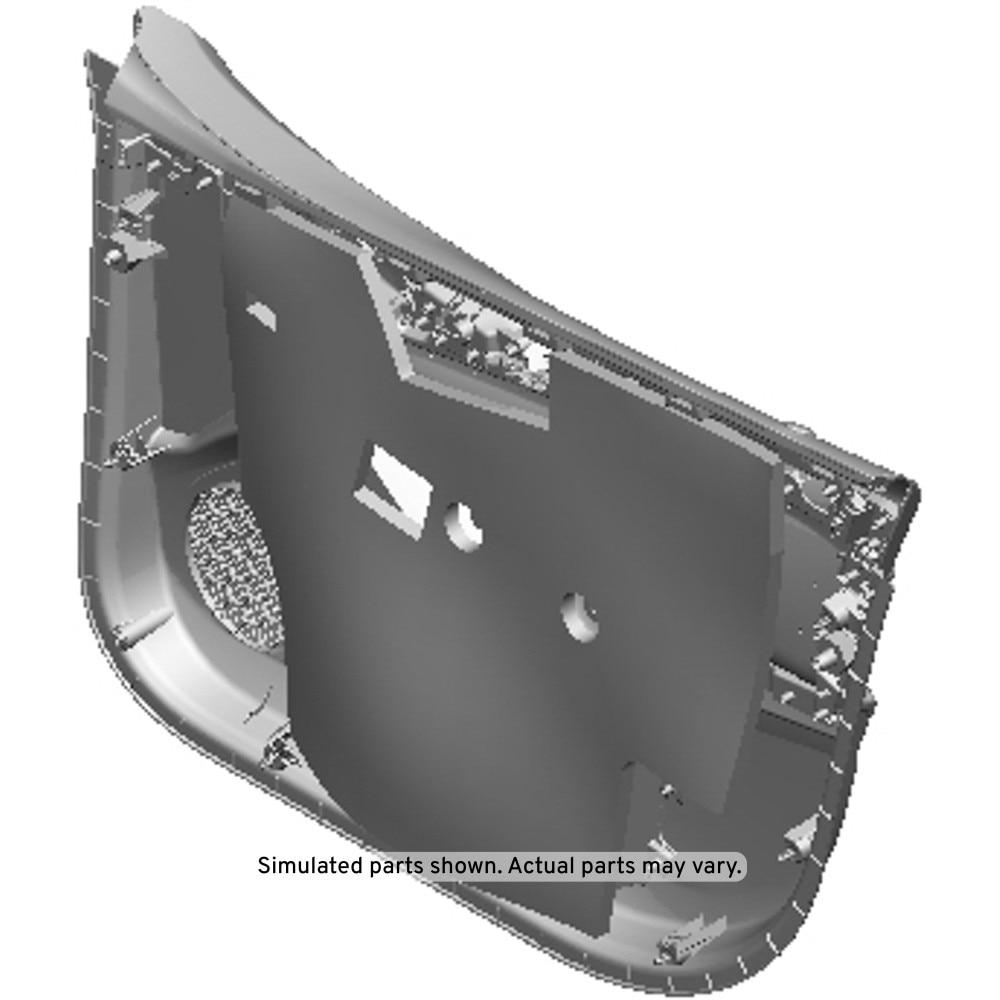 GM Genuine Parts Light Galvanized Cool Front Driver Side Door Trim