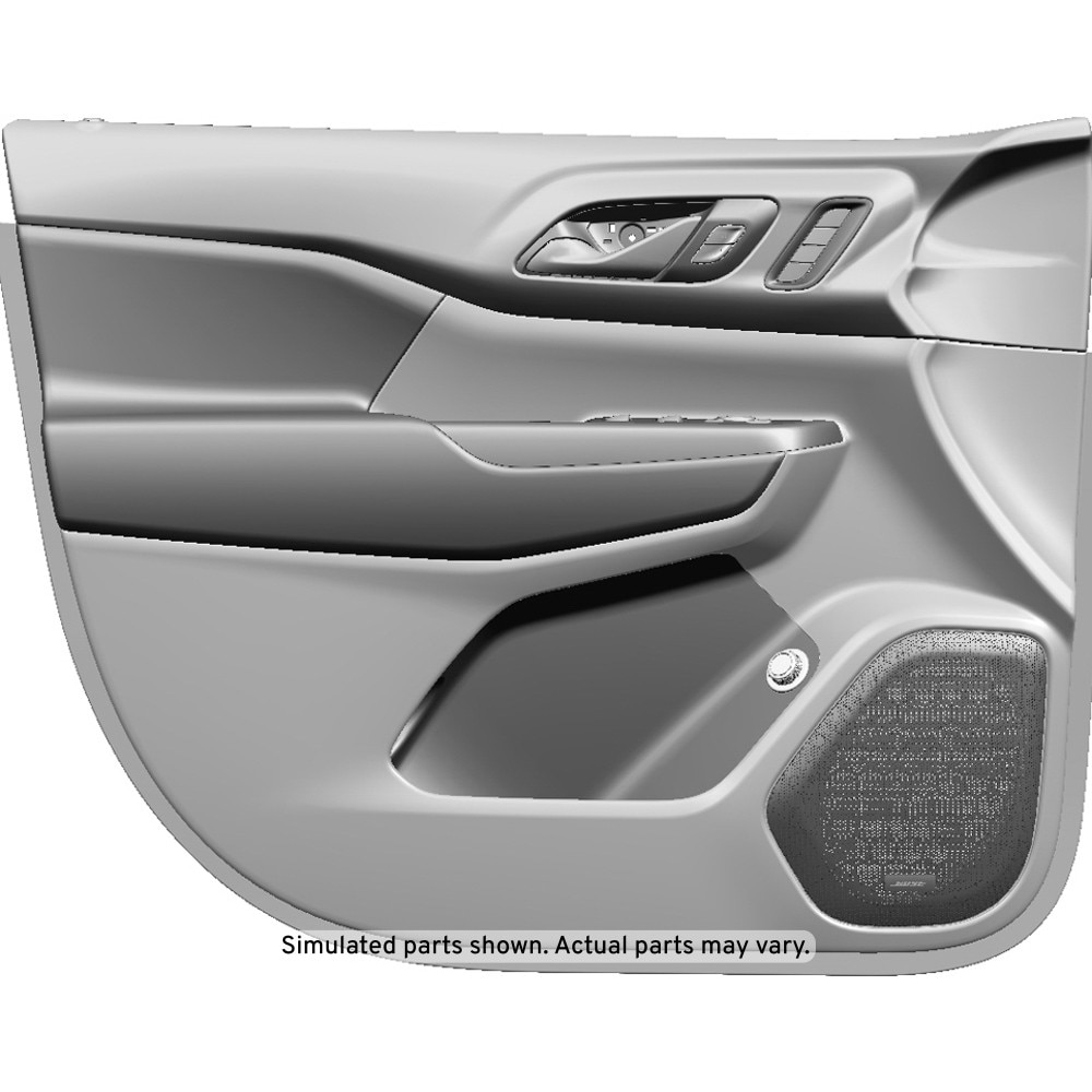GM Genuine Parts Jet Black Front Driver Side Door Trim