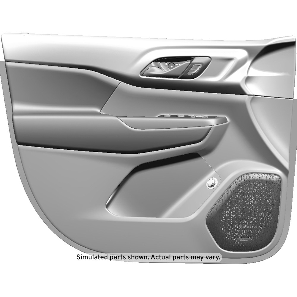 GM Genuine Parts Light Ash Gray Front Driver Side Door Trim