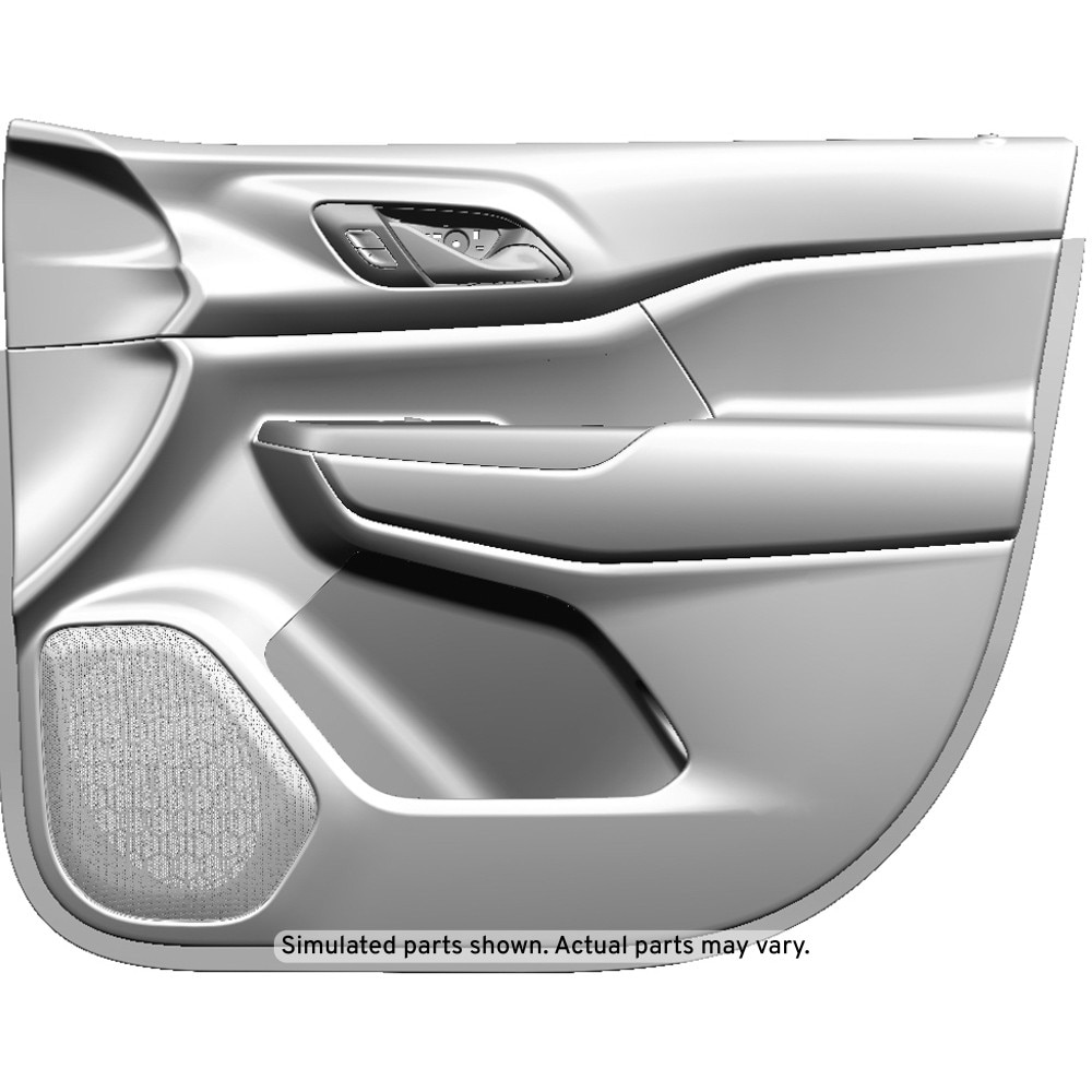GM Genuine Parts Jet Black Front Passenger Side Door Trim