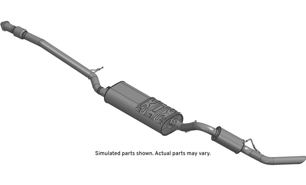 GM Genuine Parts Exhaust Muffler Assembly
