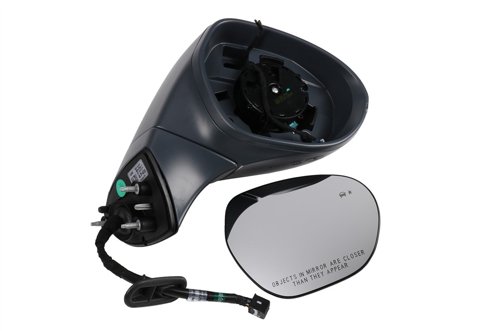 GM Genuine Parts Passenger Side Door Mirror Kit with Housing, Cover, Bezel, and Bolts