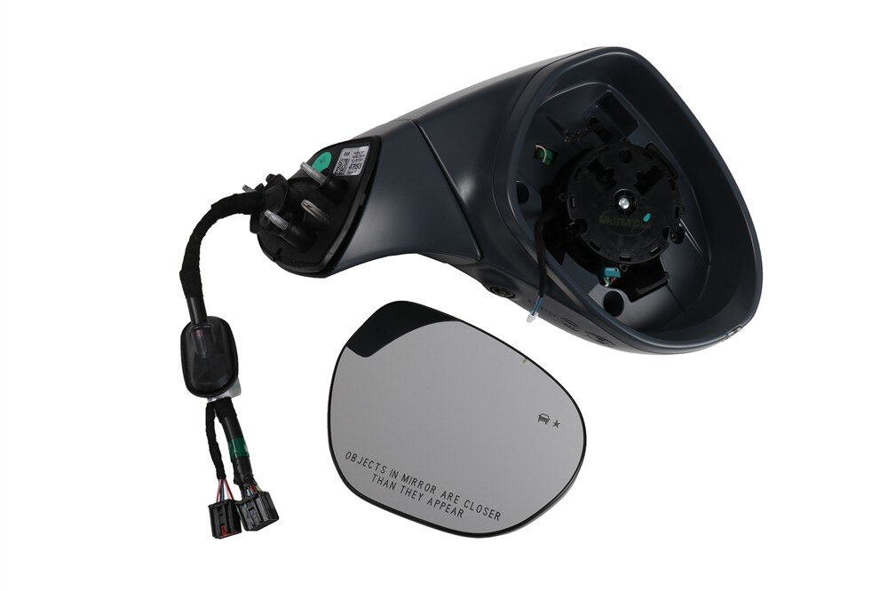 GM Genuine Parts Passenger Side Door Mirror Kit with Housing, Cover, Bezel, and Bolts