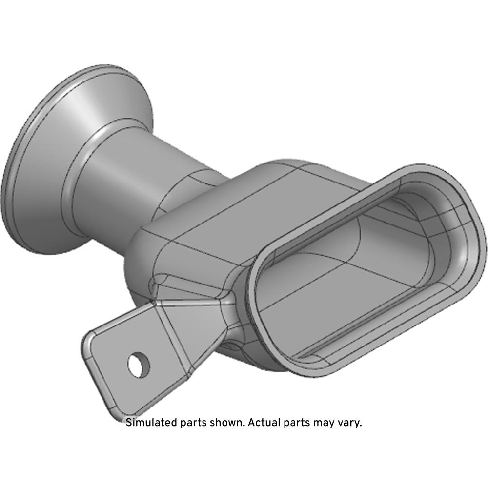 GM Genuine Parts Front Floor Console Auxiliary Cooling Duct
