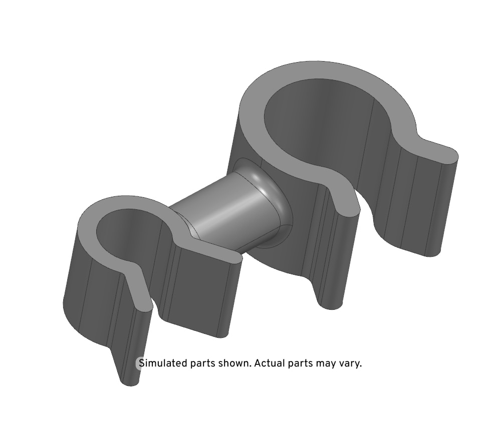 GM Genuine Parts Emission Reduction Fluid Exhaust Front Pipe Injector Supply Pipe Clip