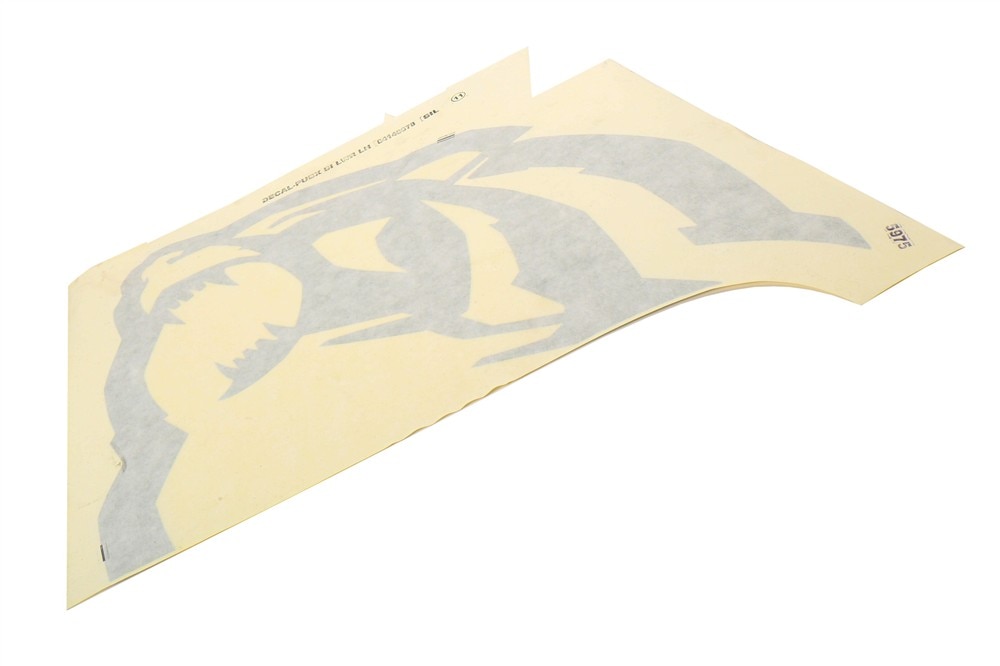 GM Genuine Parts Switchblade Silver Metallic Driver Side Pickup Box Side Lower Decal