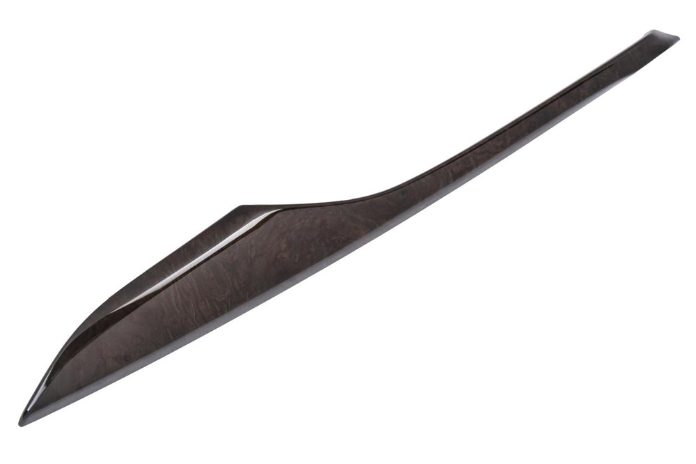 GM Genuine Parts Black Marble Burl Front Passenger Side Door Trim Panel Applique