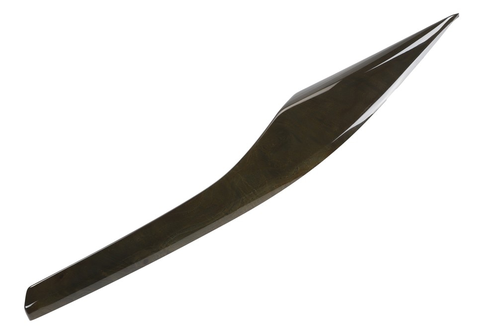 GM Genuine Parts Black Marble Burl Rear Driver Side Door Trim Panel Applique