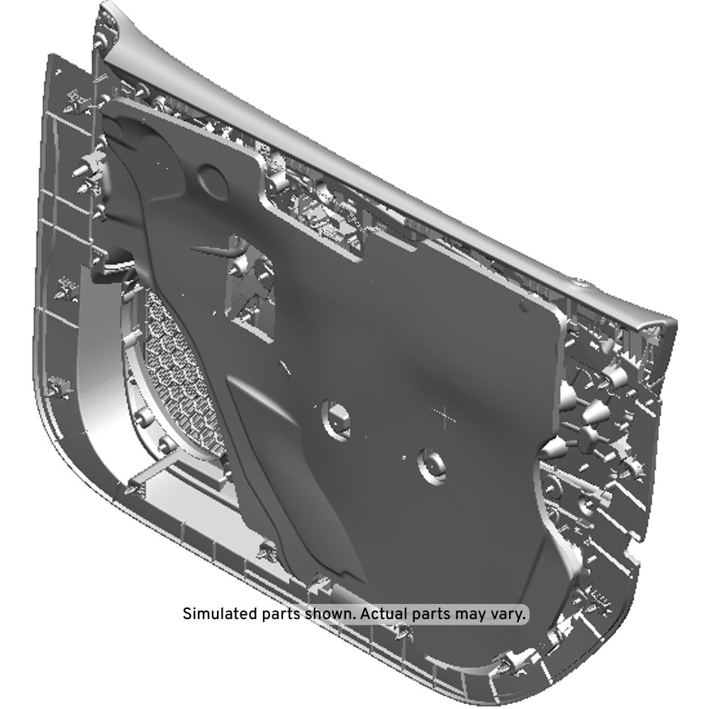 GM Genuine Parts Jet Black Front Driver Side Door Trim