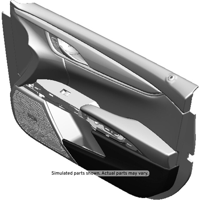 GM Genuine Parts Shale Front Passenger Side Door Trim