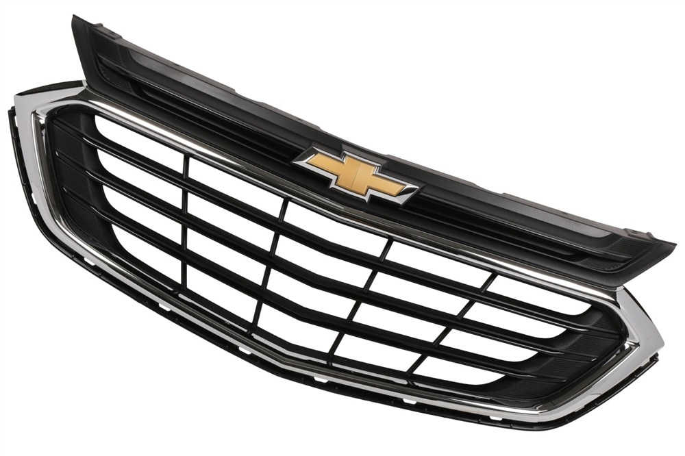 GM Genuine Parts Bright Chrome Front Grille with Bowtie Emblem and Bezels