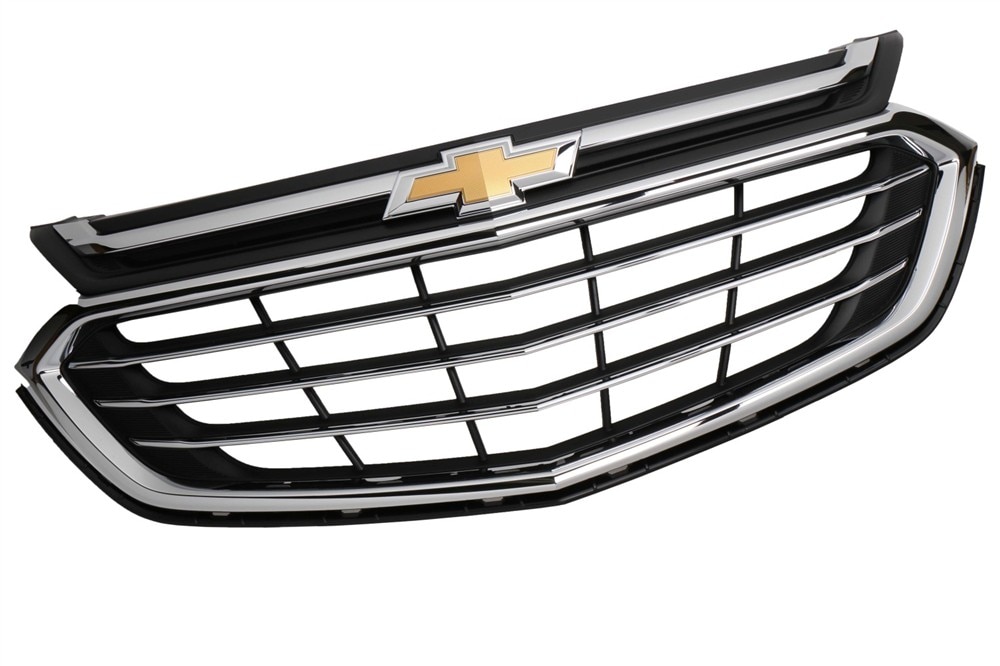 GM Genuine Parts Bright Chrome Front Grille with Bowtie Emblem and Bezels