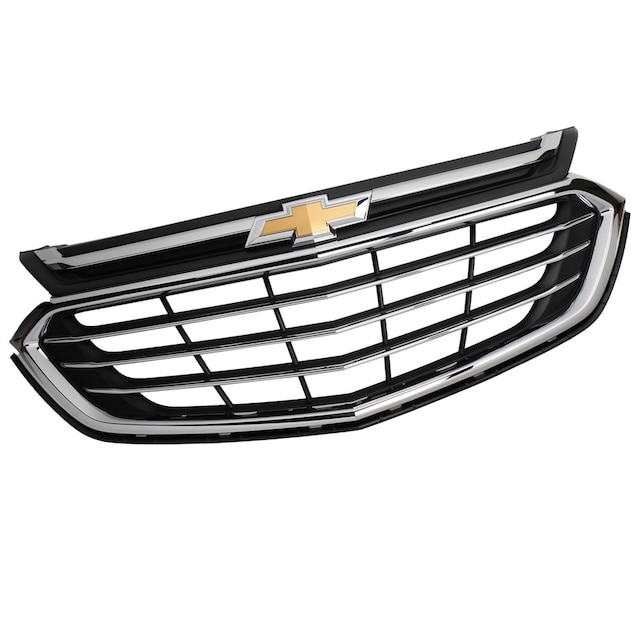 GM Genuine Parts Bright Chrome Front Grille with Bowtie Emblem and Bezels