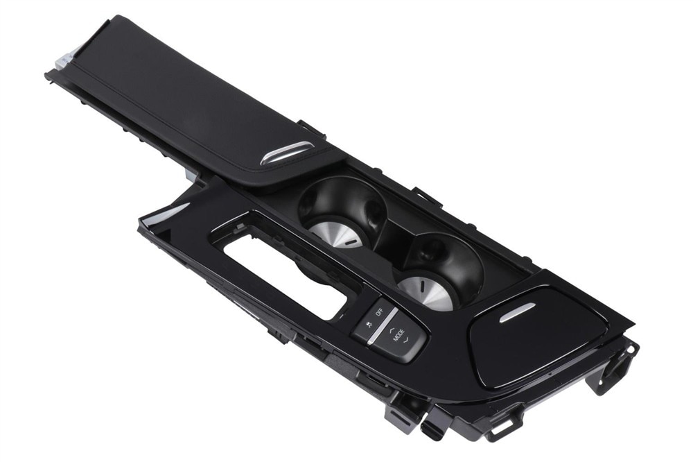 GM Genuine Parts Jet Black Front Floor Console Cup Holder Plate