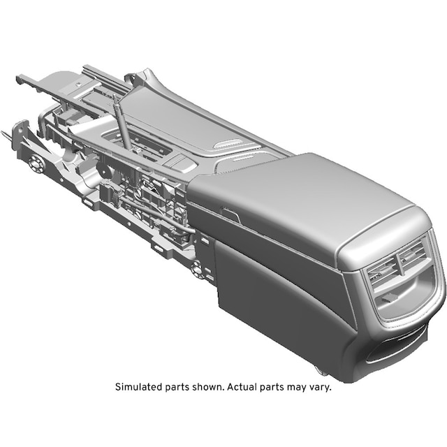 GM Genuine Parts Light Platinum Front Floor Console