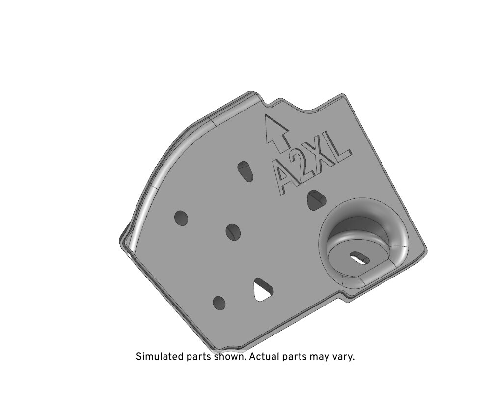 GM Genuine Parts Passenger Side Footrest Energy Absorber
