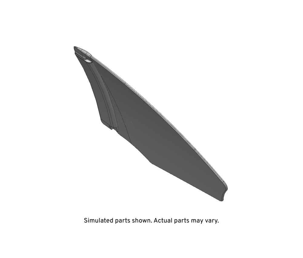 GM Genuine Parts Passenger Side Folding Top Quarter Window