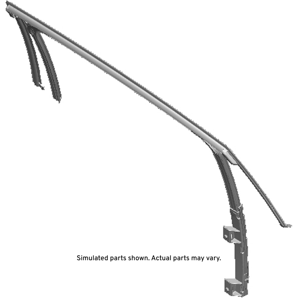 GM Genuine Parts Rear Passenger Side Door Window Weatherstrip