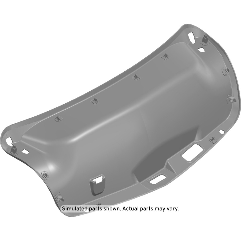 GM Genuine Parts Black Diamond Rear Compartment Lid Inner Panel Trim