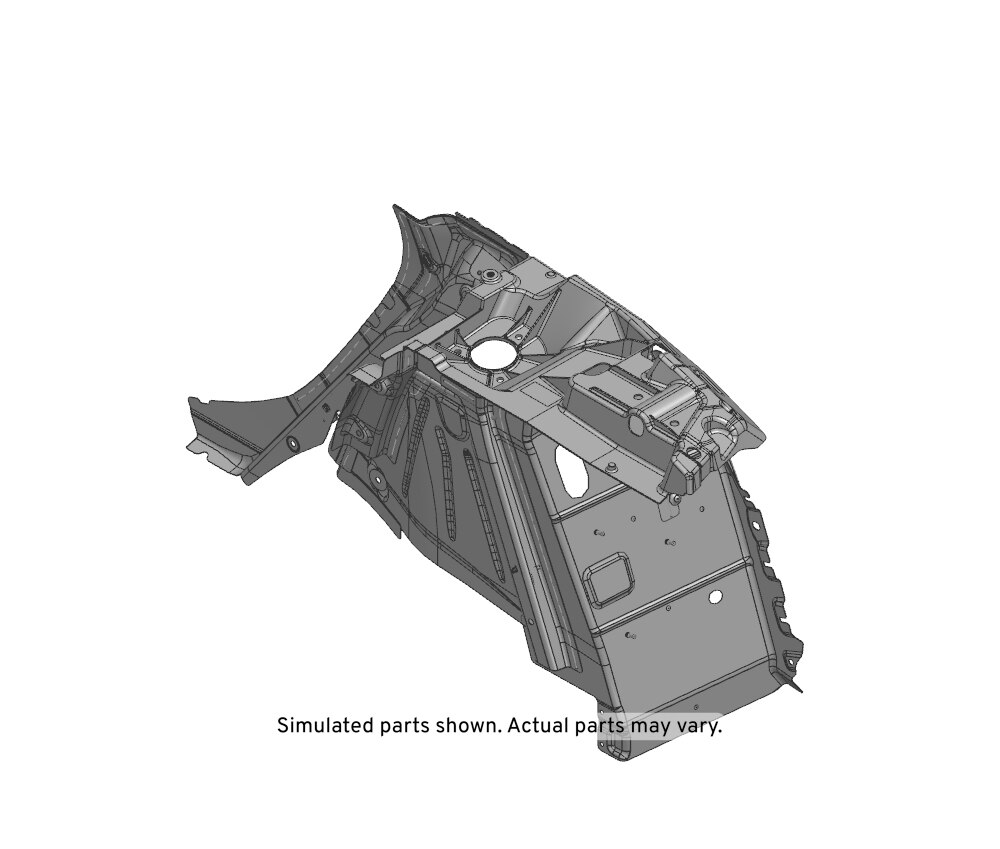 GM Genuine Parts Rear Passenger Side Wheelhouse Panel