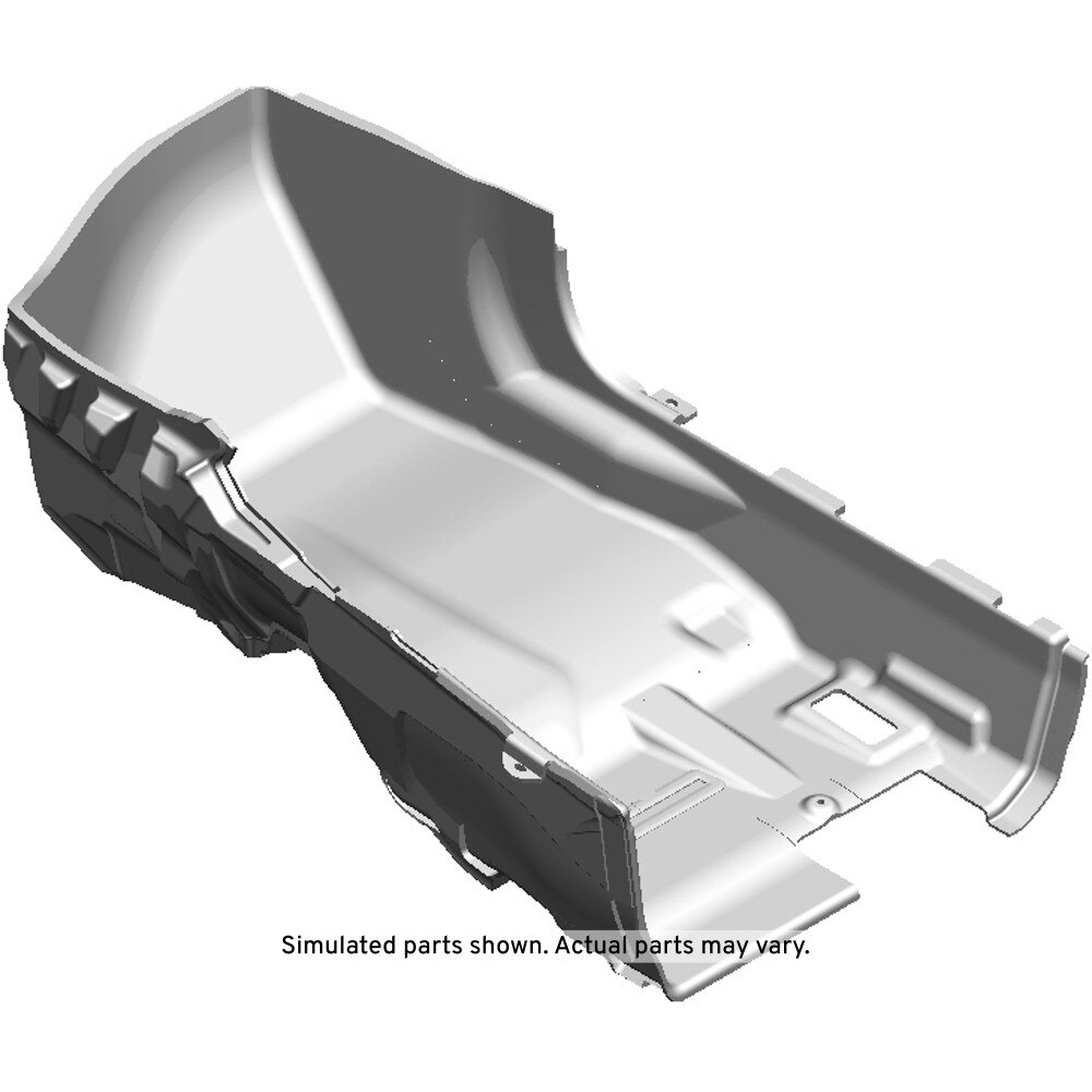 GM Genuine Parts Jet Black Passenger Side Front Floor Panel Carpet