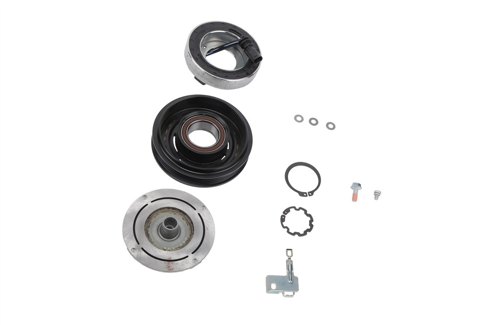 GM Genuine Parts "Air Conditioning Compressor Clutch Kit with Clutch, Coil, Pulley, Shims, Rings, Bracket, and Bolt"