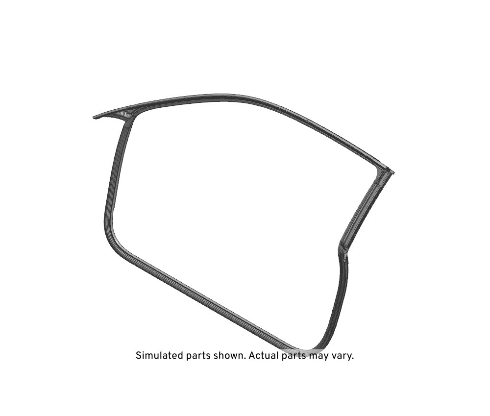 GM Genuine Parts Front Driver Side Door Weatherstrip