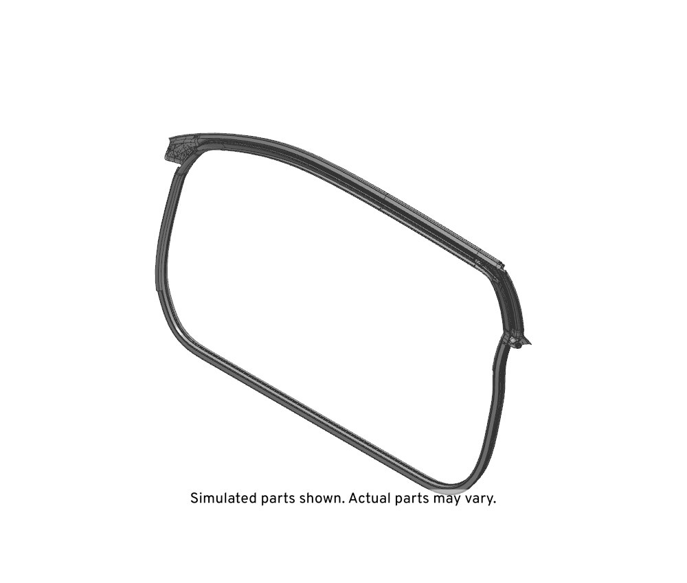 GM Genuine Parts Front Passenger Side Door Weatherstrip