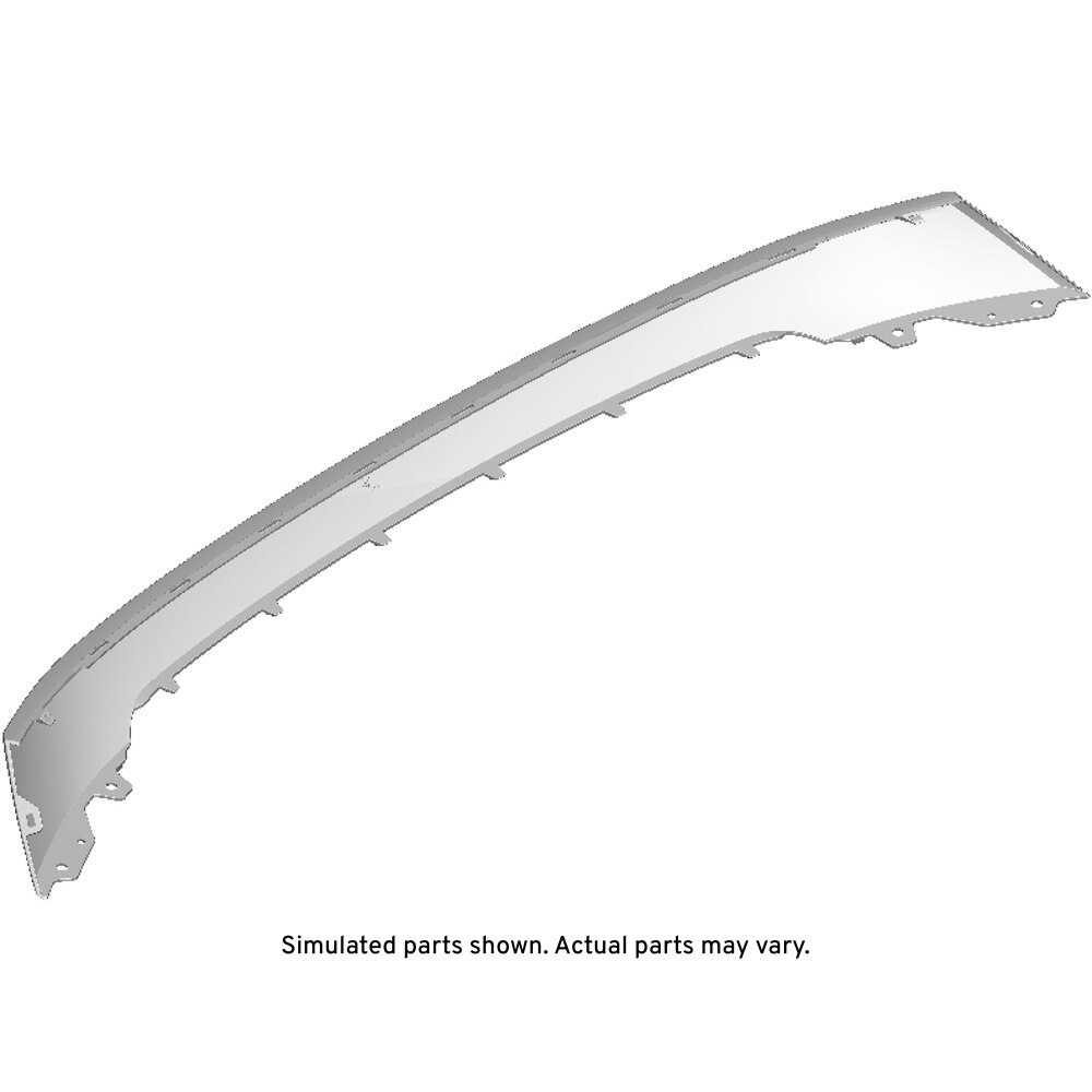GM Genuine Parts Black Front Bumper Fascia Skid Plate