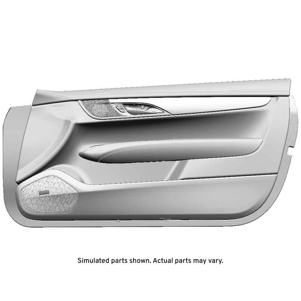 GM Genuine Parts Jet Black Front Passenger Side Door Trim