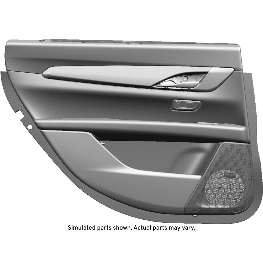 GM Genuine Parts Jet Black Passenger Side Door Interior Trim Panel
