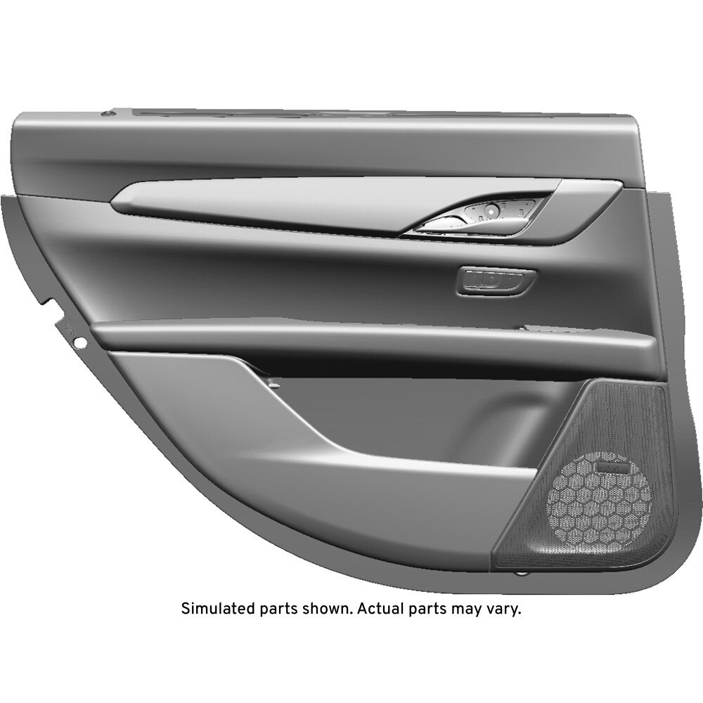 GM Genuine Parts Jet Black Rear Driver Side Door Trim