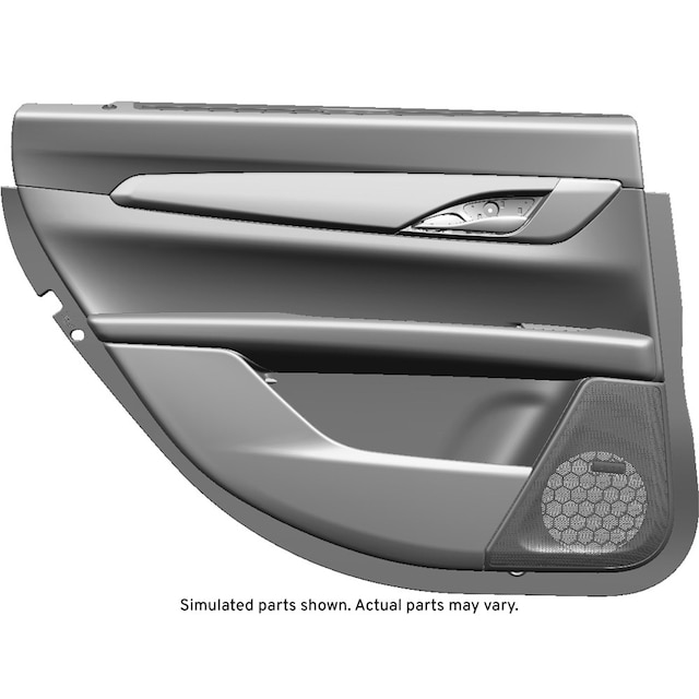 GM Genuine Parts Jet Black Rear Driver Side Door Trim