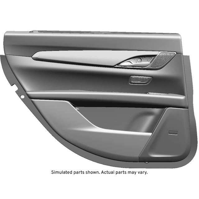 GM Genuine Parts Jet Black Rear Driver Side Door Trim