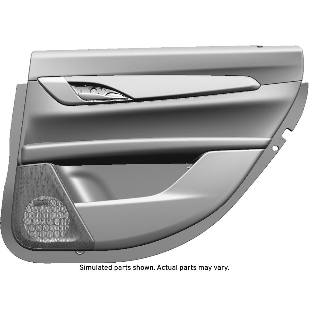 GM Genuine Parts Jet Black Rear Passenger Side Door Trim