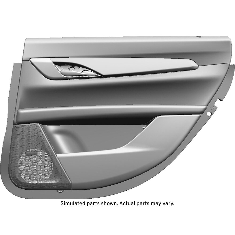GM Genuine Parts Jet Black Rear Passenger Side Door Trim