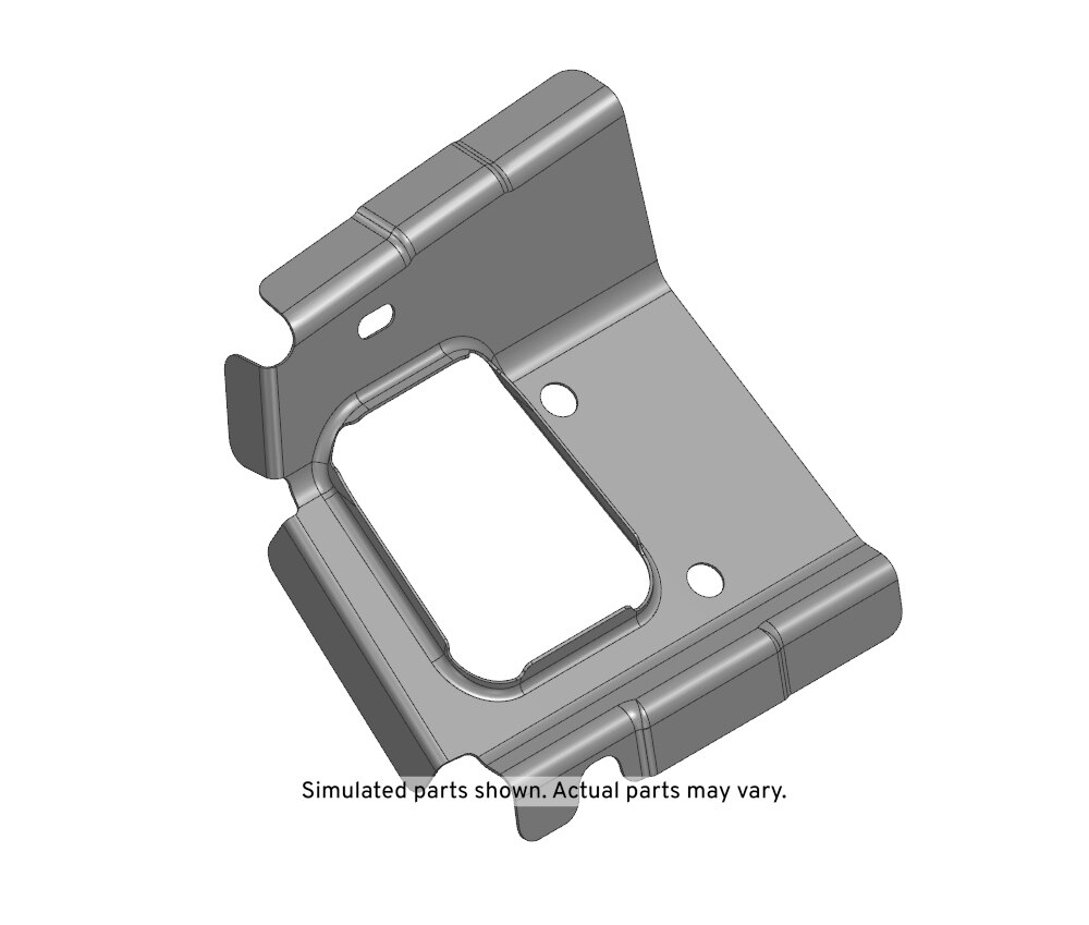 GM Genuine Parts Driver Side Body Lock Pillar Inner Panel