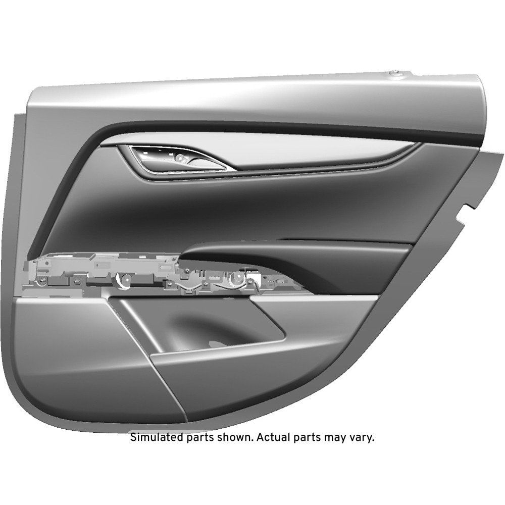 GM Genuine Parts Jet Black Rear Passenger Side Door Trim
