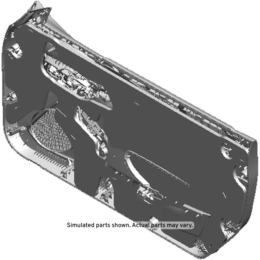 GM Genuine Parts Jet Black Front Driver Side Door Trim